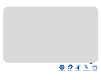 Tableau blanc émaillé ESSENCE 120x200cm