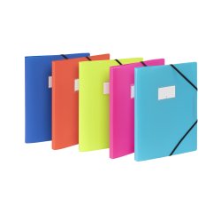 Protège-documents 20 pochettes - 40 vues - A4 - polypropylène - FEEL'EASY VIQUEL - Coloris assortis