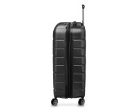 Air Armour valise extensible  4 doubles roues 77 cm noir