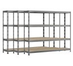Rayonnage MODULO - Jeu 3 étagères Rack - 4 plateaux