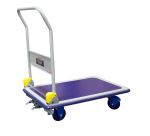 Prestar® Chariot pliable avec frein plateau tôle antidérapant 200 kg 740 x 480 mm
