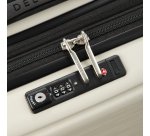 Shadow 5.0 valise cabine slim extensible 4 doubles roues 55 cm ivoire