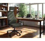 Chaise de bureau ergonomique TEAM PRO , tissu, avec accoudoirs 3D et appui-tête, mécanisme synchrone avec profondeur d'assise réglable