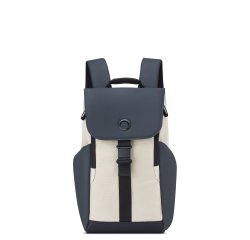 Delsey Securflap - Sac à dos pour ordinateur portable 15" bleu sable