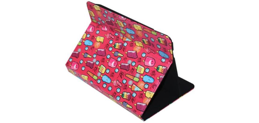 Funda Universal Estampada (9 - 11) Cool Ice Pop Metal Rojo puntos blancos