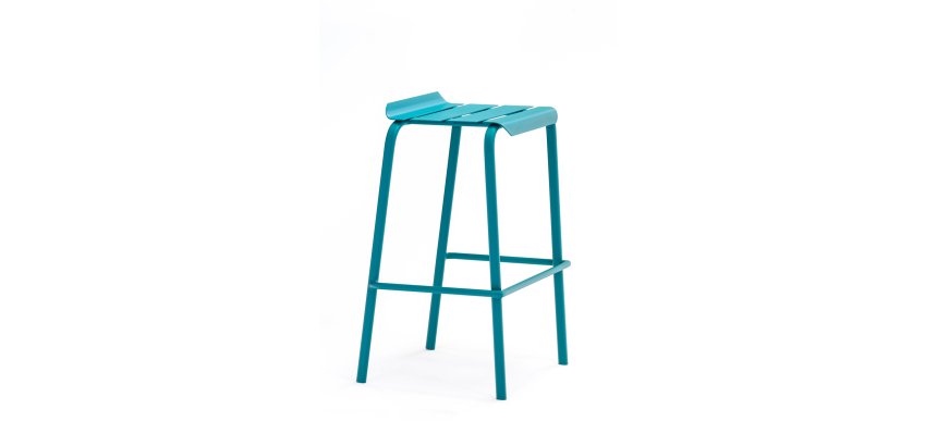 Tabouret bar d'extérieur ARNON - structure aluminium