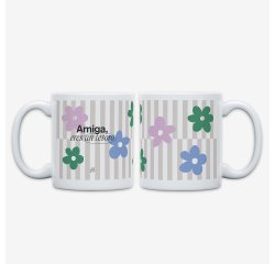 Taza "Amiga eres un tesoro"