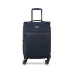 Delsey Brochant 3 - Valise cabine extensible 4 doubles roues 55 cm bleu marine