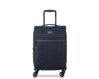 Delsey Brochant 3 - Valise cabine extensible 4 doubles roues 55 cm bleu marine