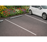 Butée de parking - Chasse roue - PMR Modèle droit Ø 76 mm Galvanisé