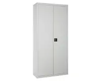 Armario escobero monoblock-montado Simon Locker 180x80x40 2/3 gris