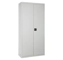 Armario escobero monoblock-montado Simon Locker 180x80x40 2/3 gris