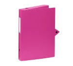 Boîte de classement plastique Viquel Class Doc - Essentiel Recycle - dos 4 cm - fuchsia