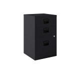 Cajonera monoblock-montada PFA3 Bisley 2 cajones personales, 1 cajón capetas colgantes . Fija