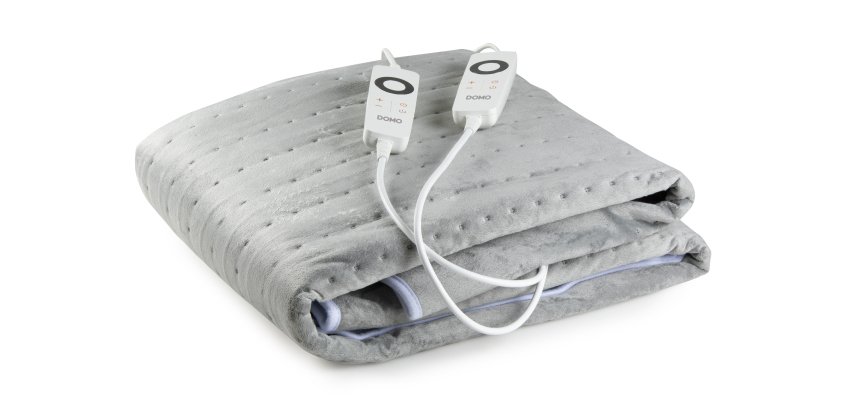 DOMO DO642ED plaid electrique chaufant - soft fleece - 2P