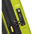 Delsey Lutece - Valise extensible 4 doubles roues - 55 cm citron vert