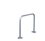 Lot de 2 ranges vélos platine pour 4 vélos
Tube Ø 40 mm + peinture poudre époxy grise
Platine Ø152mm, ép. 5mm et trous de fixation Ø9mm   MODELE CARRE