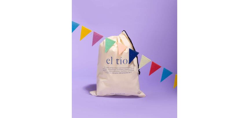 Bolsa tela regalo "Tío Definición" 
