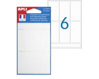 Etiquette multi-usage, 25 x 50 mm, blanc