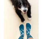 Calcetines "Amor Perruno" Azul talla 42-46
