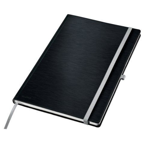 Cuaderno Leitz Style A4 rayado con tapa dura - 100 - Rayas - Negro