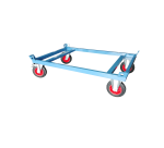 Rouleur de palettes 500 kg 1200 x 1000 mm