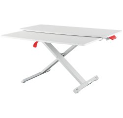 Convertidor de escritorio con bandeja para teclado Leitz Ergo Cosy, gris
