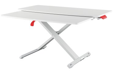 Convertidor de escritorio con bandeja para teclado Leitz Ergo Cosy, gris
