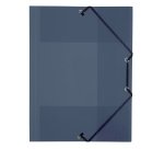 Chemise à élastique 3 rabats plastique Viquel Propyglass 24 x 32 – fumé translucide