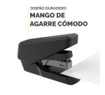 Grapadora EasyPress LX860 Fellowes negra Microban. Media carga