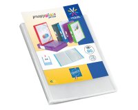 Protège-documents personnalisable Propyglass Viquel polypropylène A4 40 pochettes - 80 vues - incolore