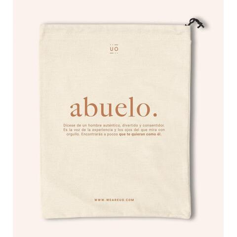 Bolsa Tela Regalo "Abuelo definición" NEW