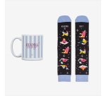 Kit Taza + Calcetines "Reading is sexy" talla 36-41