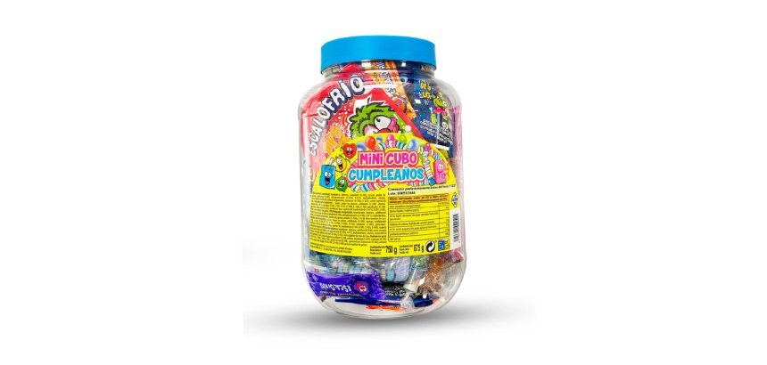 Chucherías surtidas Mini Cubo Cumpleaños