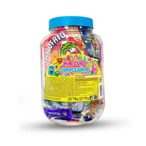 Chucherías surtidas Mini Cubo Cumpleaños