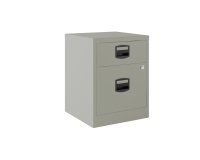 Cajonera móvil monoblock-montada PFAM1S1F Bisley 1 cajón personal y 1 cajón archivo