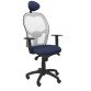 Chaise Jorquera avec maille grise appui-tête fixe et assise Bali