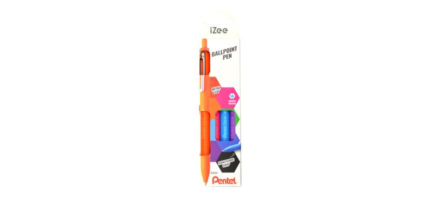 Bolígrafo Energel retráctil Pentel - Estuche 4 unidades