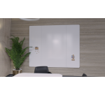 Tableau blanc émaillé XL WALL-UP 200x60cm - Coin gauche arrondi - Legamaster