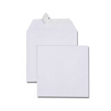 Boîte de 500 enveloppes carrées blanches 170x170 120 g/m²