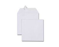 Boîte de 500 enveloppes carrées blanches 170x170 120 g/m²