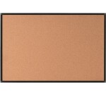 Tablero de corcho reciclado New Gen Bi-Office enmarcado en aluminio negro