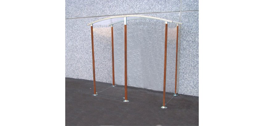 Abri fumeurs Version bois 2 m² A fixer