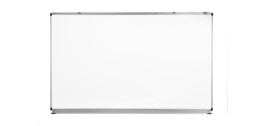 Tableau simple scolaire émaillé blanc