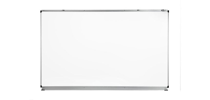 Tableau simple scolaire émaillé blanc