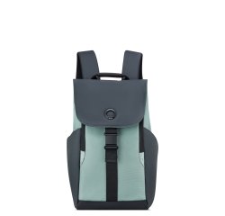 Delsey Securflap - Sac à dos pour ordinateur portable 15" vert sauge