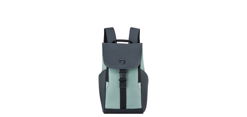 Delsey Securflap - Sac à dos pour ordinateur portable 15" vert sauge