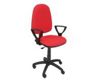 Silla Ayna bali con brazo fijo - Rojo