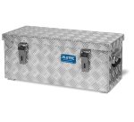 Coffre de chantier en aluminium avec coins et bords soudés capacité de 37L