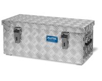 Coffre de chantier en aluminium avec coins et bords soudés capacité de 37L